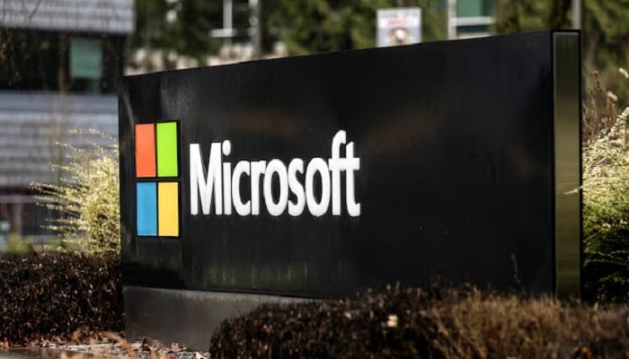 Microsoft signage at the company's headquarters in Redmond, Washington, USA. — Reuters/File