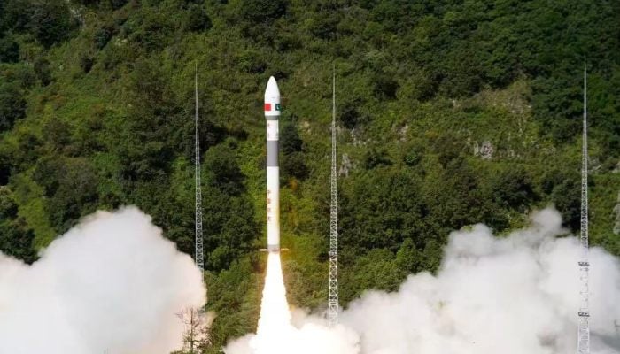 Pakistan's remote sensing satellite launch from China’s Xichang Satellite Launch Centre, July 31, 2025. — X/@betterpakistan