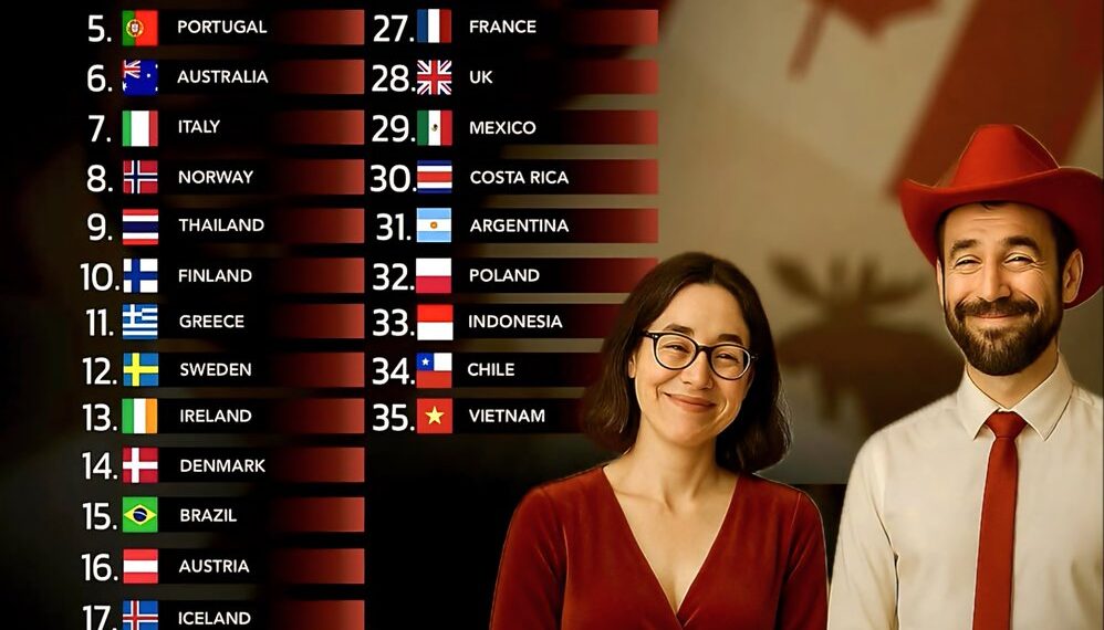 Top 35 Friendliest Countries in the World!

1.  Canada
2.  Spain
3.  New Zealand