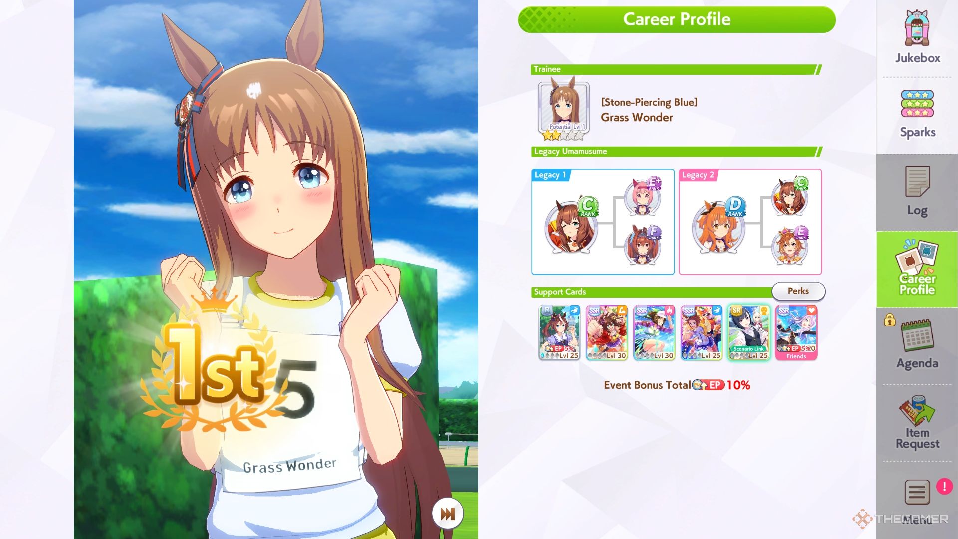Top Stats, Skills, and Support Cards for Grass Wonder in Umamusume: Pretty Derby