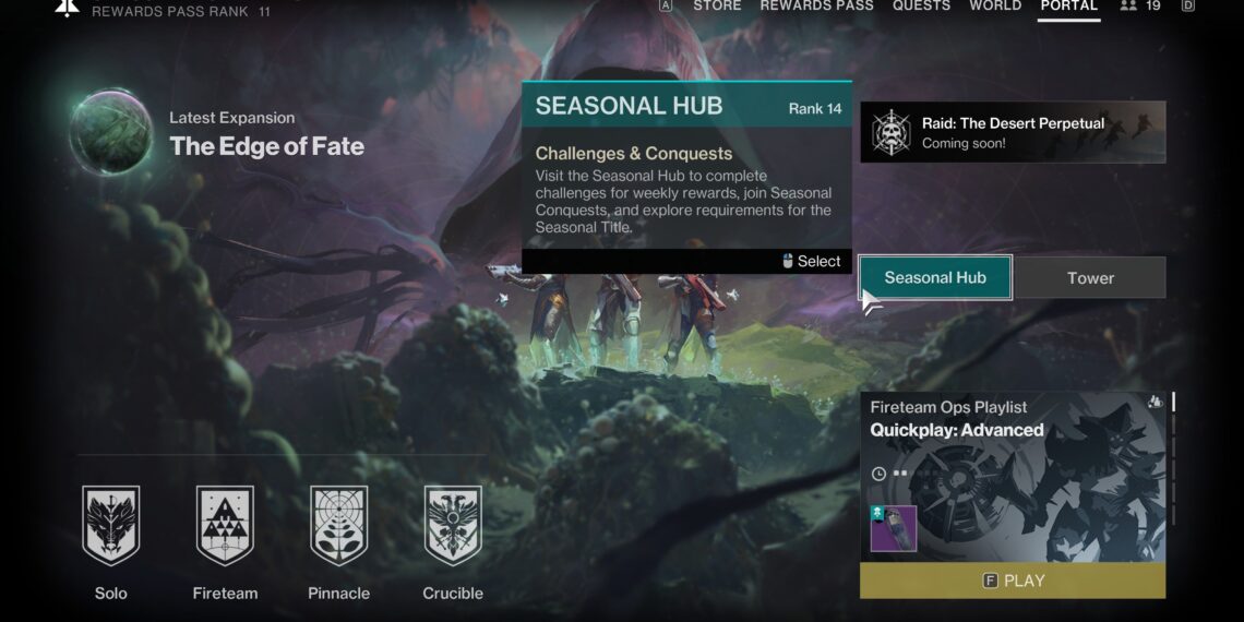 Completing All Seasonal Hub Rewards in Destiny 2: Edge of Fate