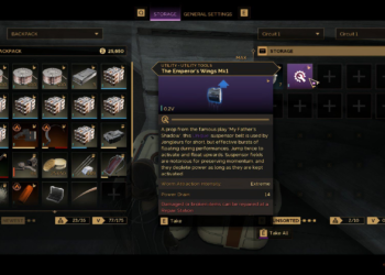 Completing the Emperor Wings Suspensor Belt in Dune: Awakening