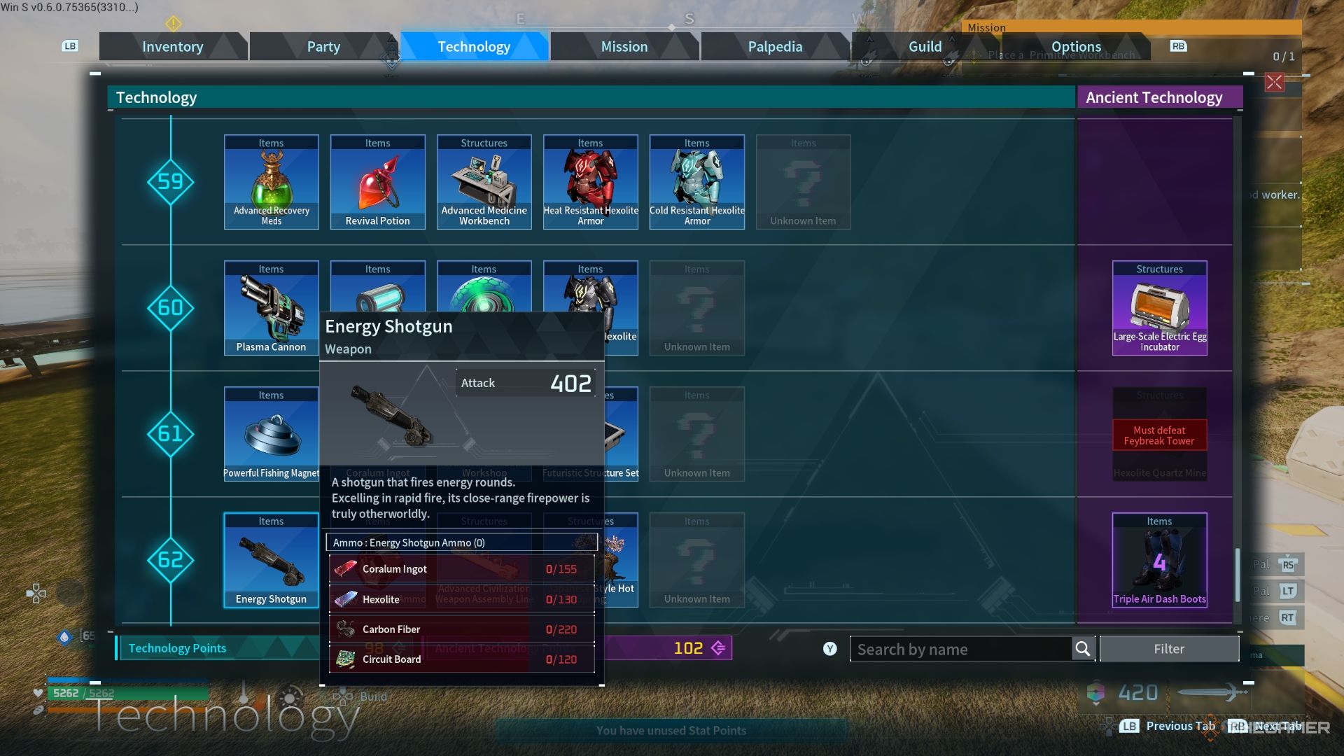 Completing the Energy Shotgun Quest in Palworld