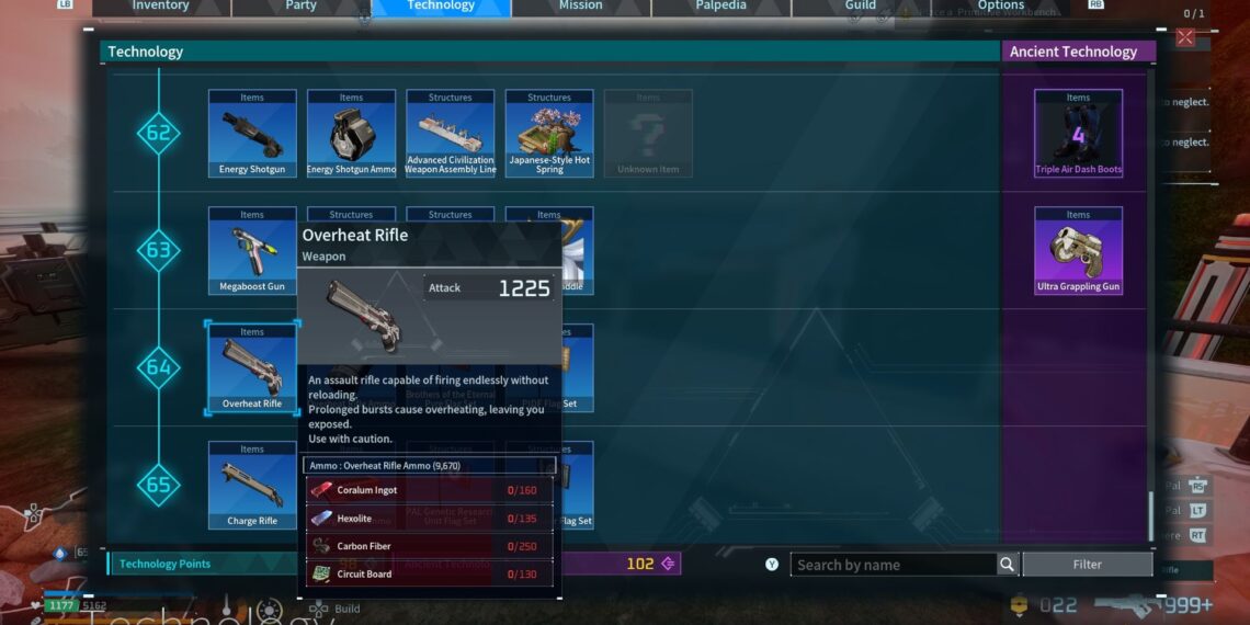 Completing the Quest for the Overheat Rifle in Palworld