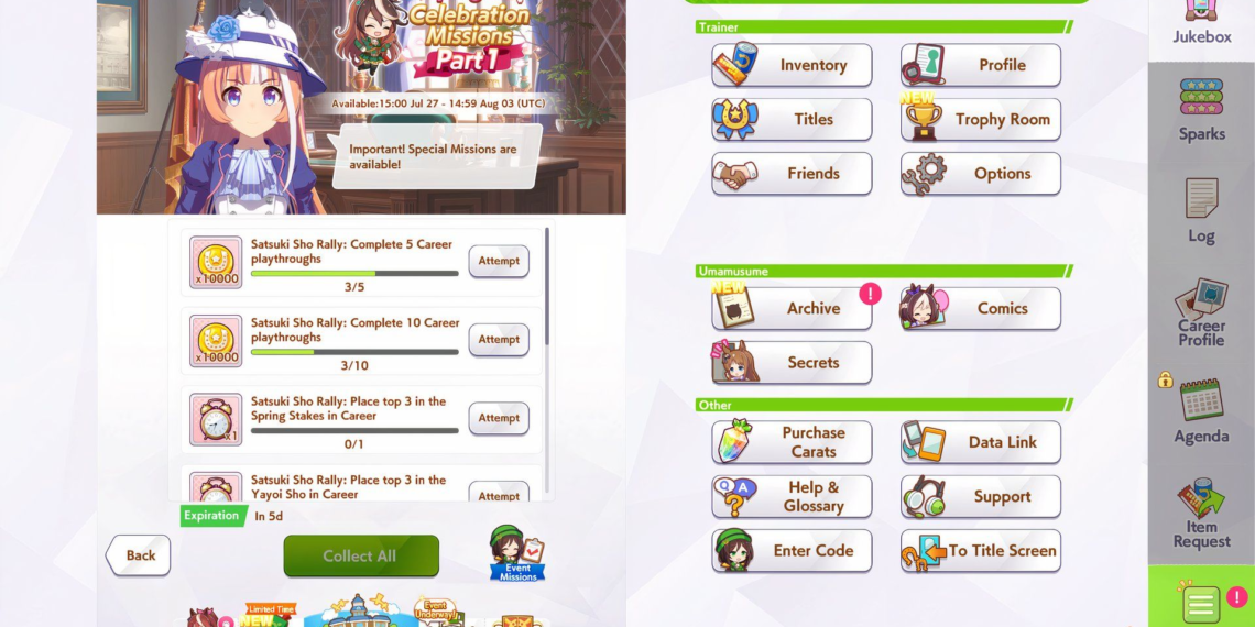 Satsuki Sho Rally Missions & Rewards: Completing & Solving in Umamusume