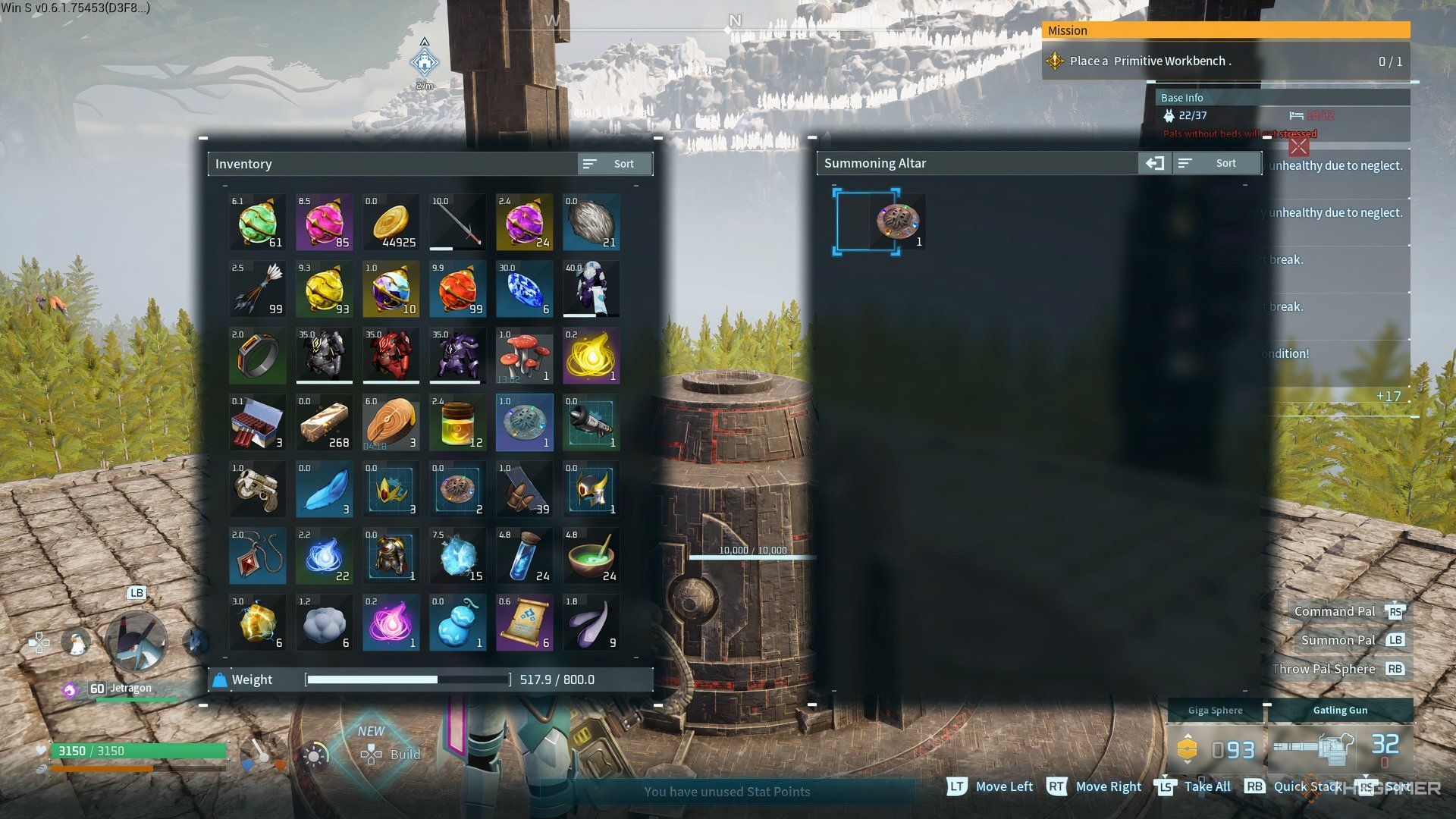 Completing the Moon Lord Raid Boss Challenge in Palworld