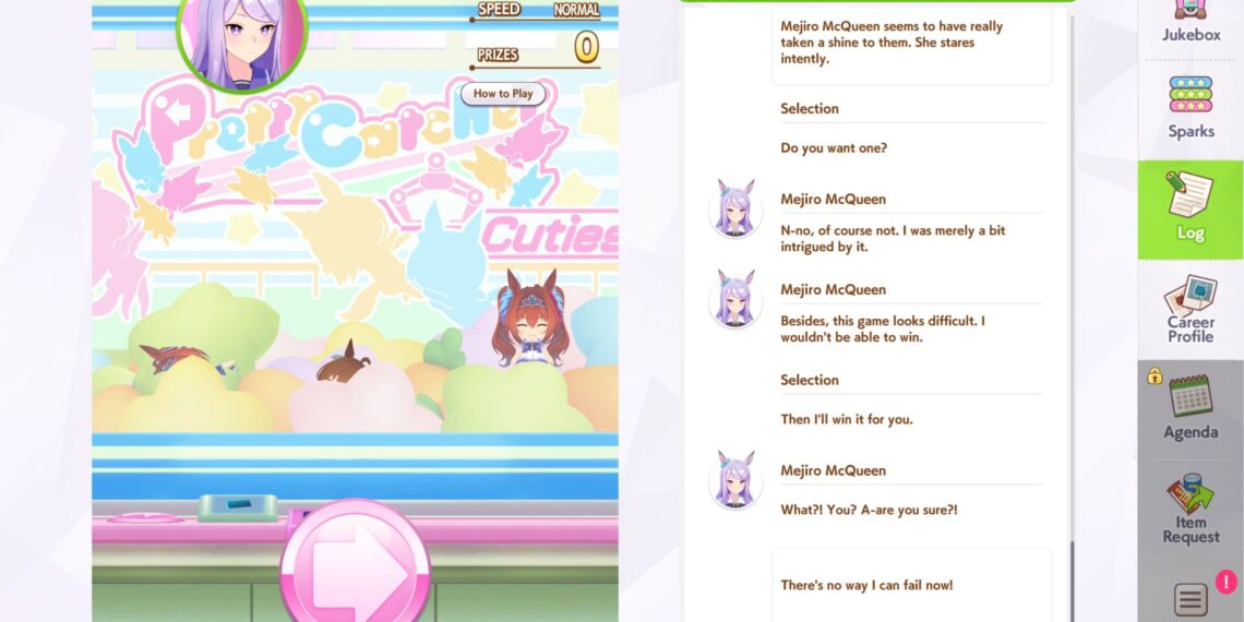 Completing the Claw Machine in Umamusume: Pretty Derby