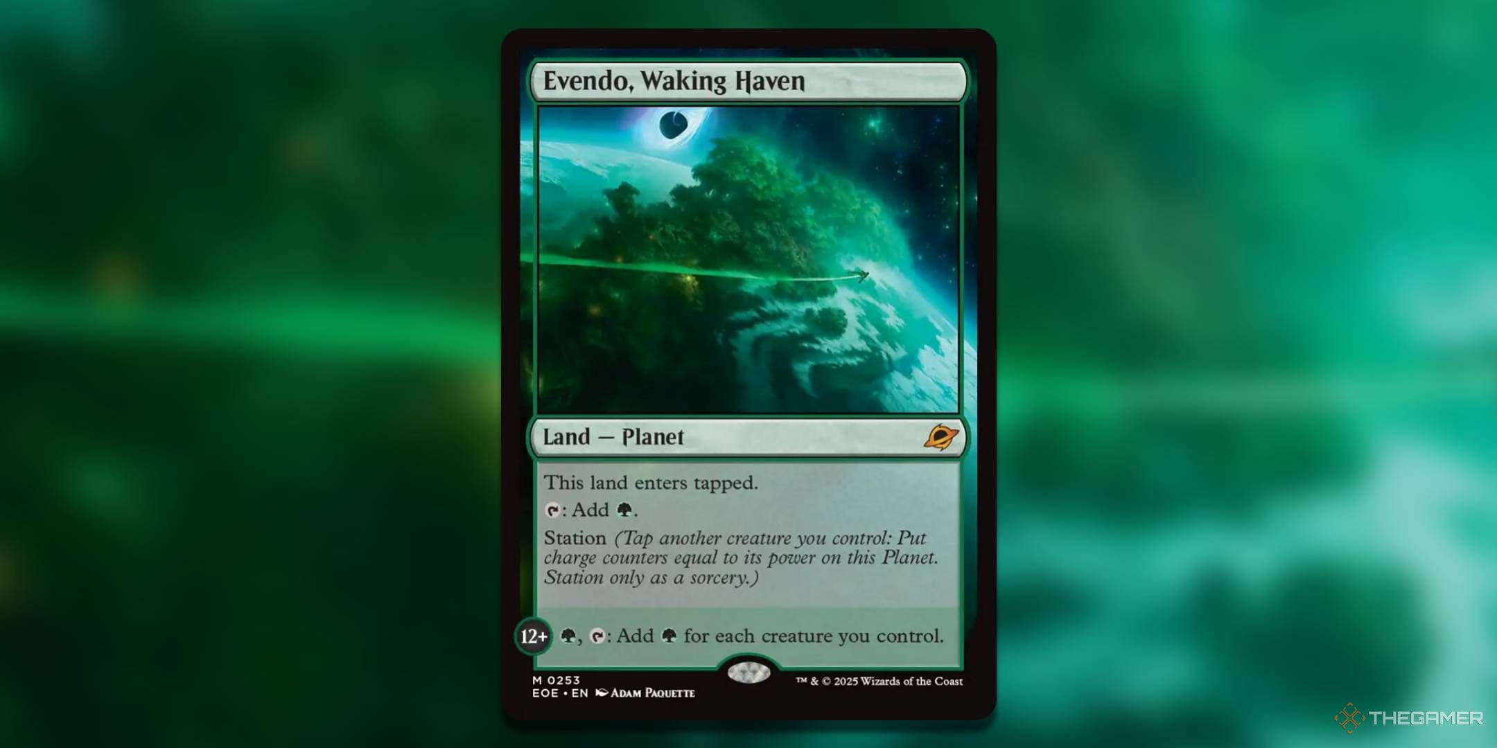 Image of Evendo, Waking Haven card from Magic: The Gathering.