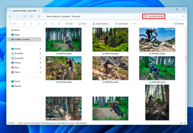 Microsoft is testing AI-based photo recognition in a new Copilot+ search feature, available only in pre-release builds.