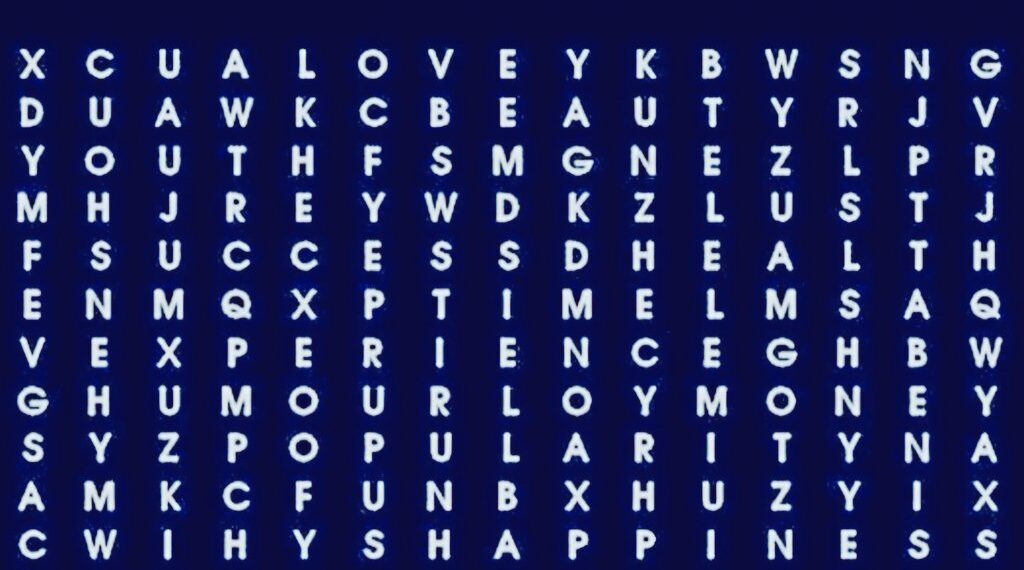 First word you see?
