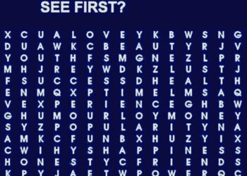 First word you see?