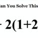 Can You Solve This?