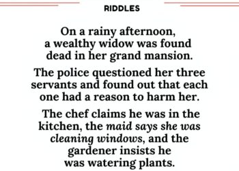 Can You Solve the Murder Mystery Riddle?