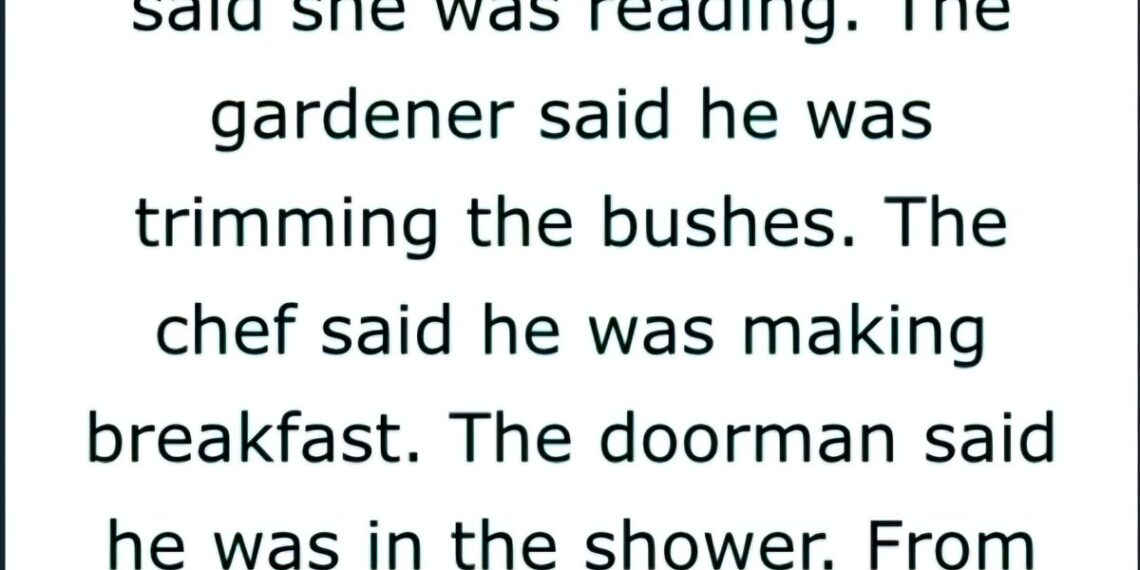 Can You Solve the Murder Riddle?