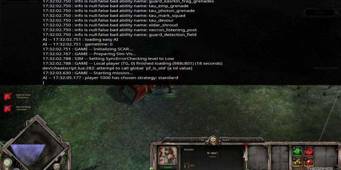 How to Use Console Commands in Warhammer 40K: Dawn of War for Completing and Solving
