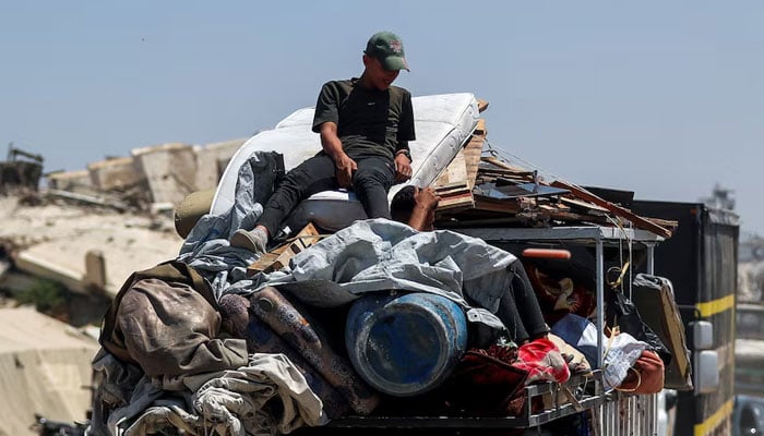 Mass Exodus: Palestinians Flee Gaza City Amid Israeli Threats