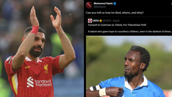 Mohamed Salah Criticizes UEFA Over 'Palestinian Pele' Comments