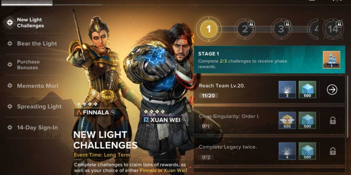New Light Challenges Event Guide: Completing and Solving Tips