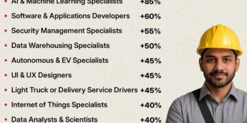 World’s Top 15 Fastest Growing Jobs 

1. Big Data Specialists  +110%
2. FinTech