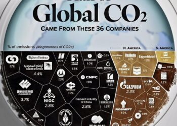 36 Companies Behind Half of Global CO2 Emissions

1.  Saudi Aramco
2.  Coal Indi