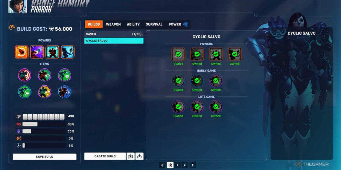 Top Overwatch 2 Pharah Builds for Completing and Solving Stadiums