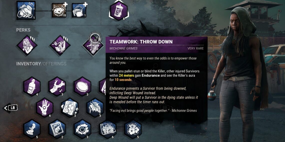 Top Perk Builds for Michonne Grimes in Dead by Daylight: Completing and Solving