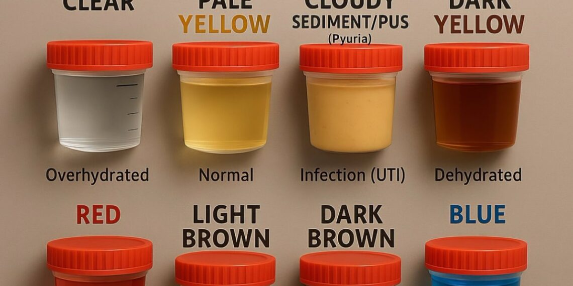 Is Your Pee Trying to Tell You Something?
1. Clear = Overhydrated
2. Pale Yel