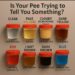Is Your Pee Trying to Tell You Something?
1. Clear = Overhydrated
2. Pale Yel