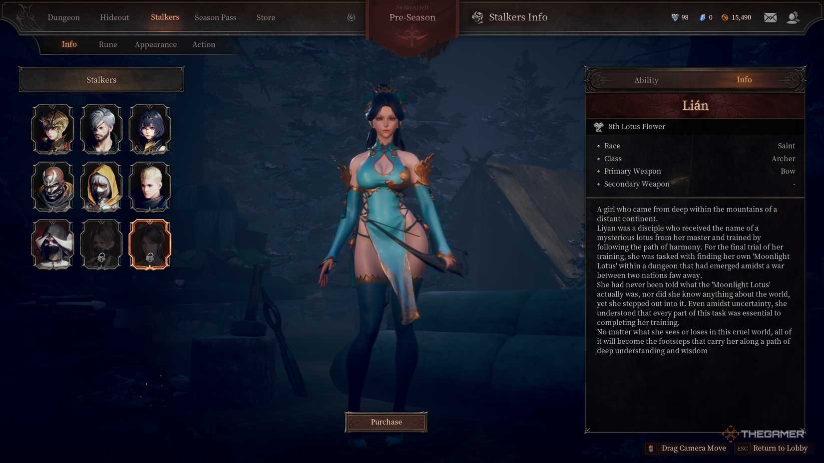 Top Stats, Gear, and Runes for Completing Lian in Dungeon Stalkers