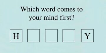 What's the First Word that Comes to Mind When You See this?