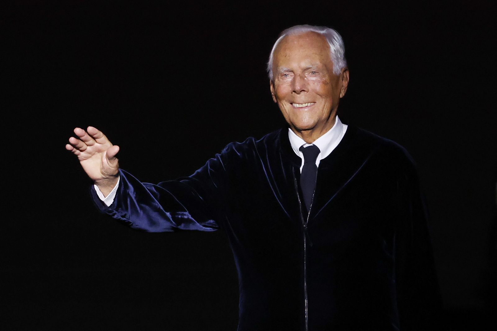 Giorgio Armani (Photo by Emmanuel Dunand / AFP)