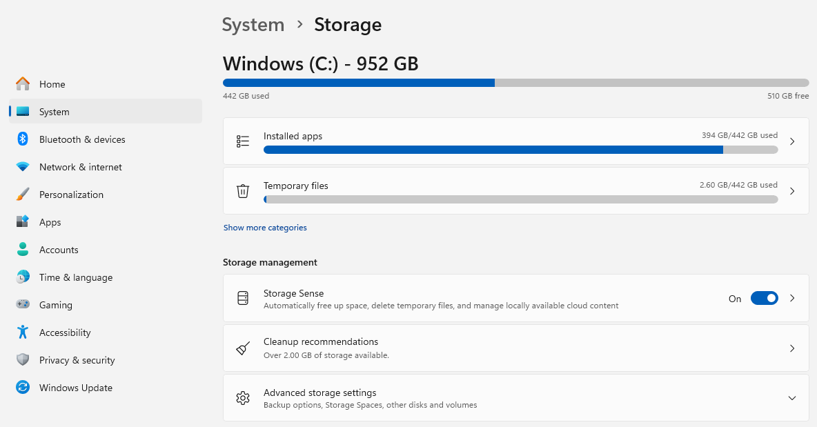 Windows C drive