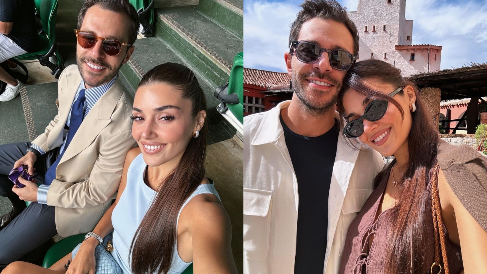 Hande Erçel & Hakan Sabancı official Instagram profiles