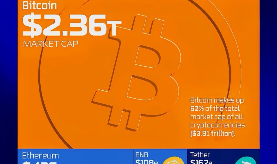 Top 20 Largest CryptoCurrencies by Market Cap