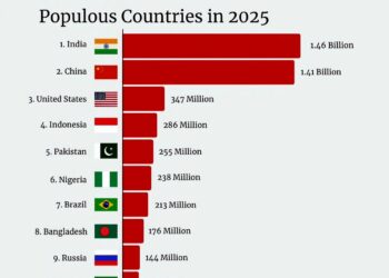 Top 10 Most Populous Countries in 2025