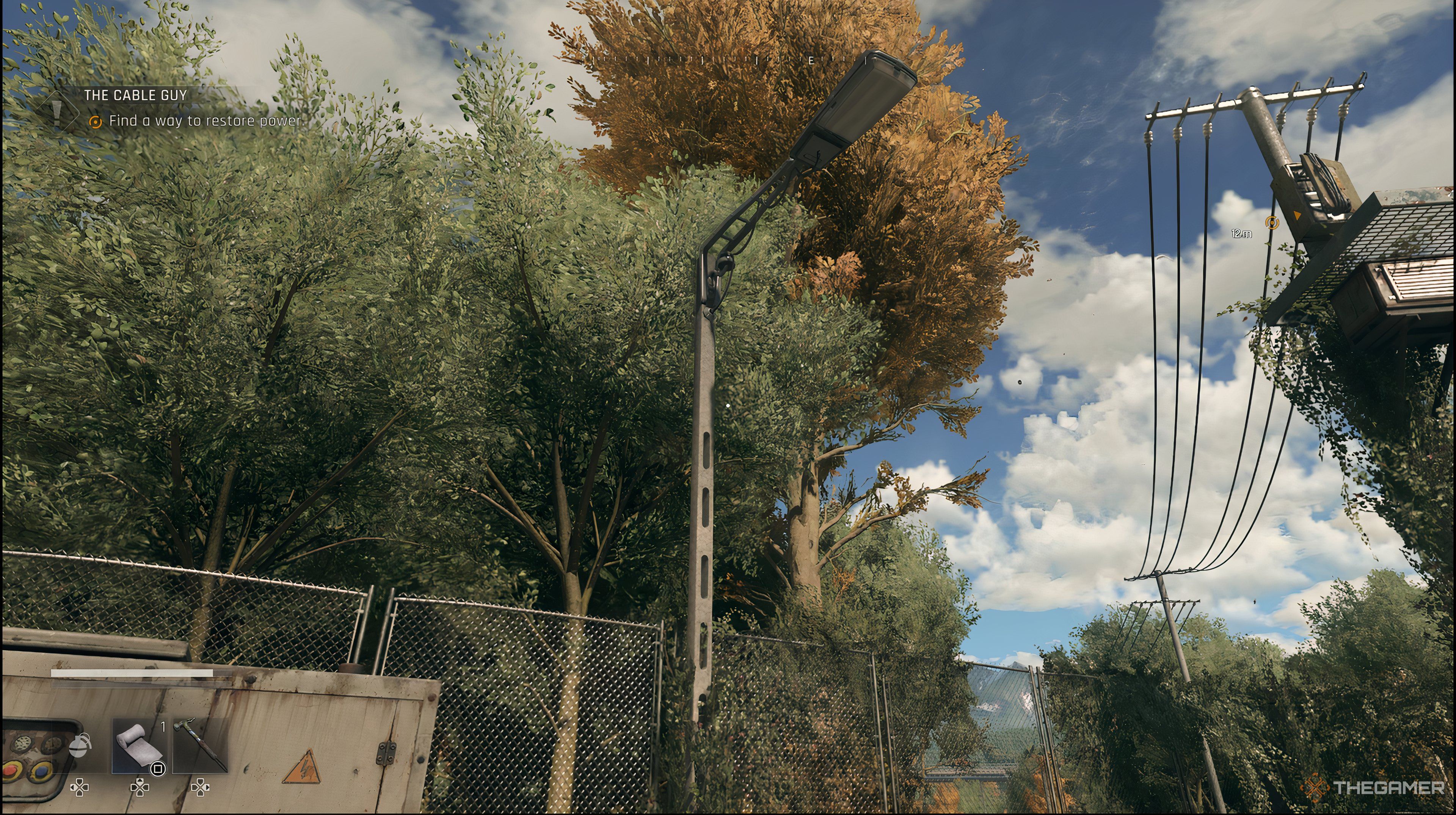 Substation Under Light Post