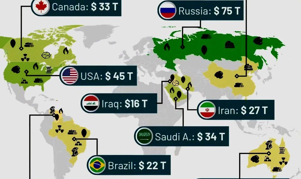 Top 10 Countries by Natural Resource Value