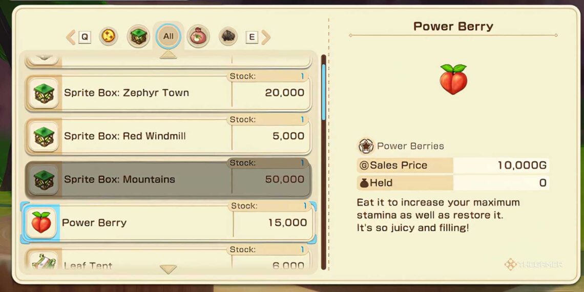 Complete Power Berry Locations in SoS: Grand Bazaar