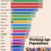 Top 20 Cities with the Largest Working-Age Populations