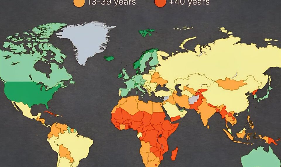 Years of Work Needed to Afford 1 Bitcoin