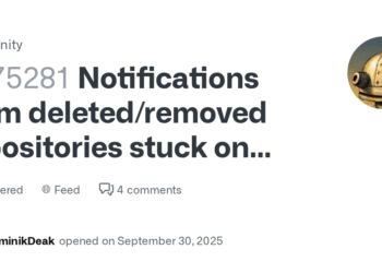 How To Clear Persistent GitHub Notification for Removed Repository