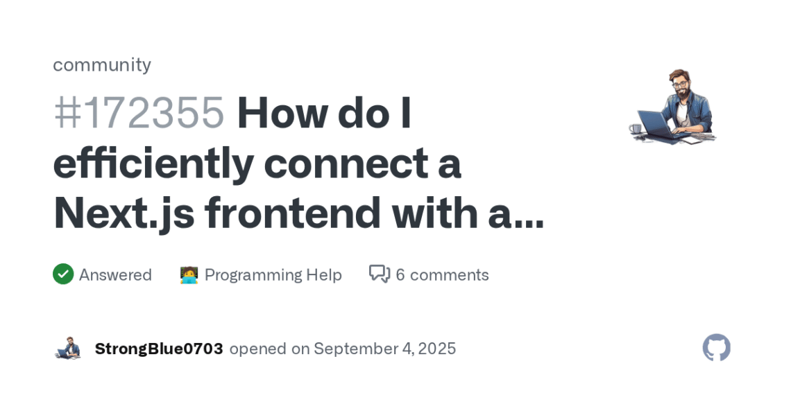 How To Connect Next.js Frontend with Express and PostgreSQL on GitHub