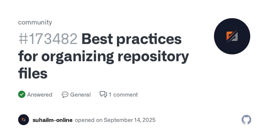 How To Organize Your GitHub Repository for Better Maintainability