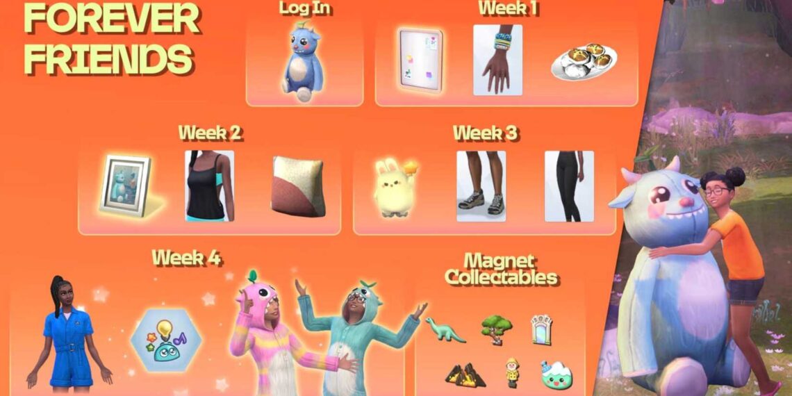 How to Claim All Rewards in The Sims 4 Forever Friends Completing Event