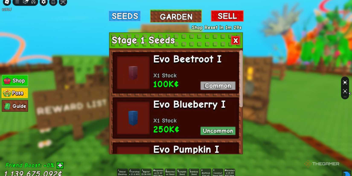 How to Evolve Evo Crops and All Seed Stages & Solving Event Rewards in Grow A Garden