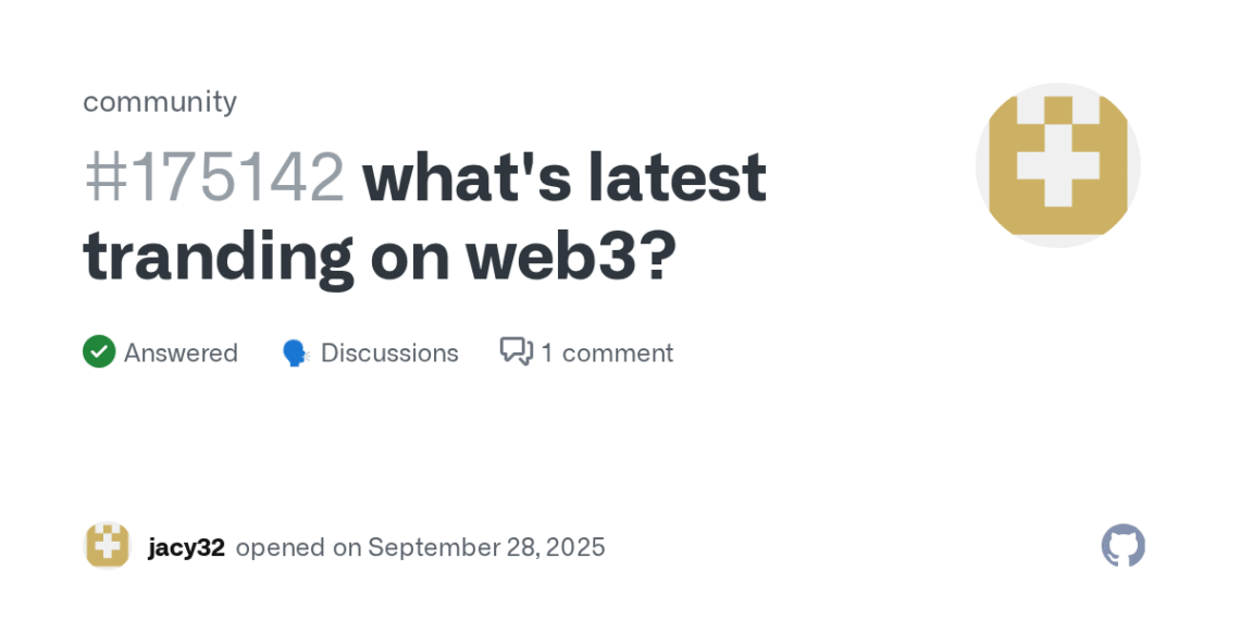 How to Explore the Latest Trends in Web3 on GitHub