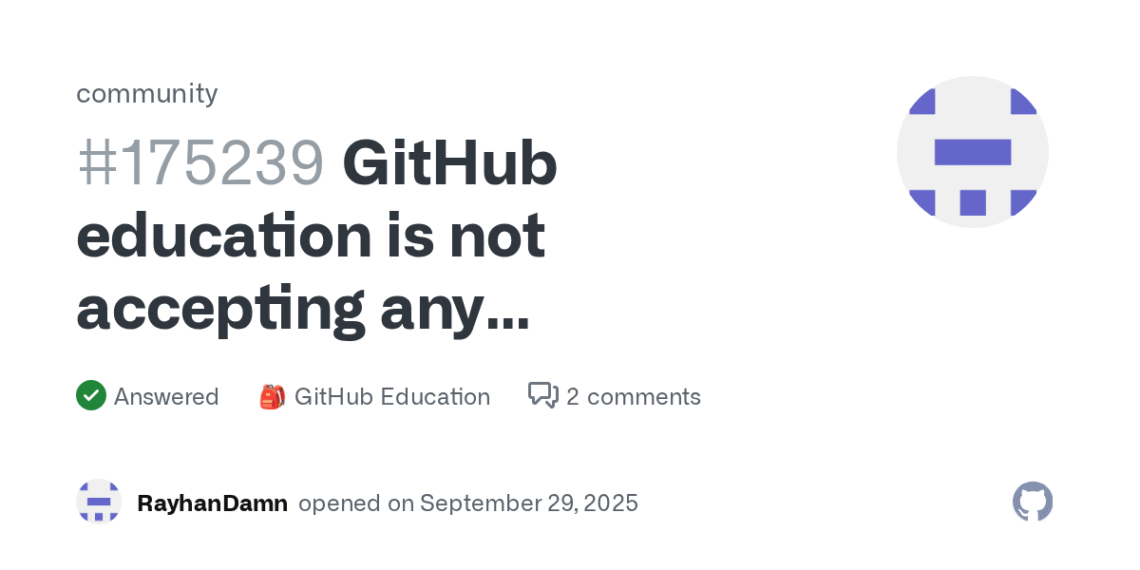 How to Fix GitHub Education Verification and Automation Issues