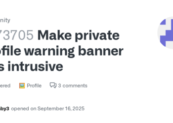 How to Hide the Blue Banner on Your Private GitHub Profile