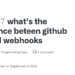 How to Understand the Difference Between GitHub API and Webhooks