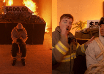 MrBeast Sparks Controversy Over Trapping Man in Burning House